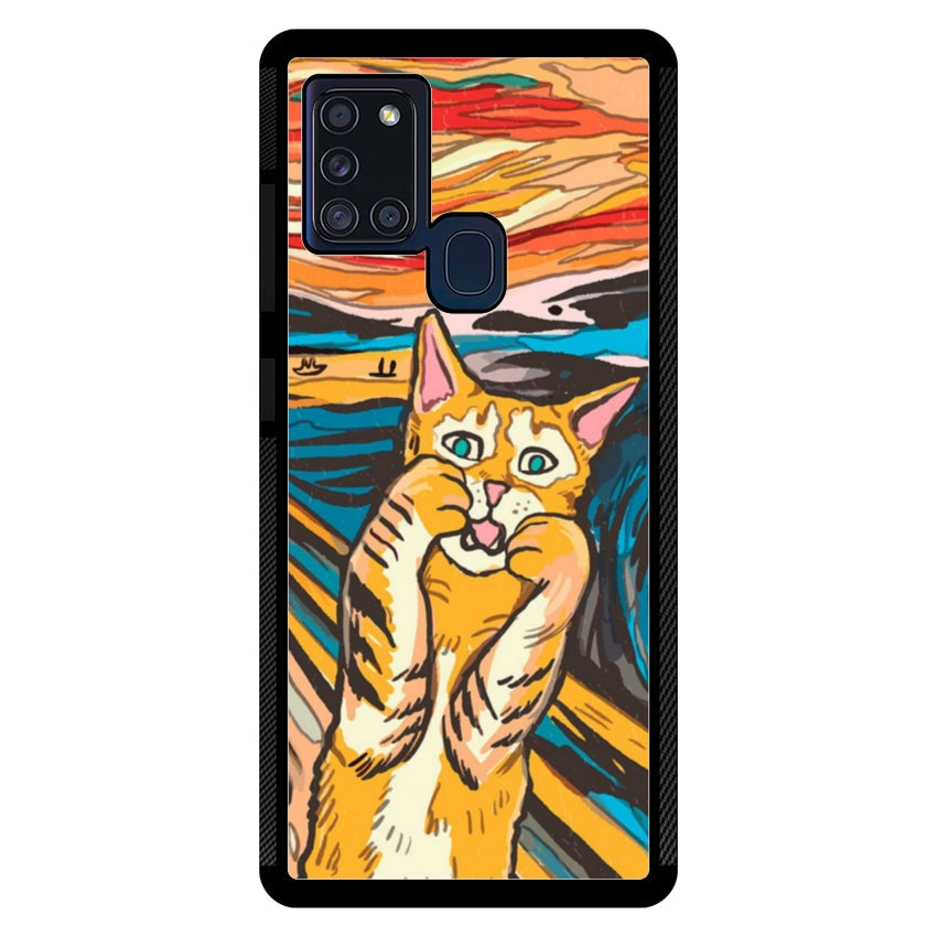 Cover IF49 Munch Cat - Samsung customall