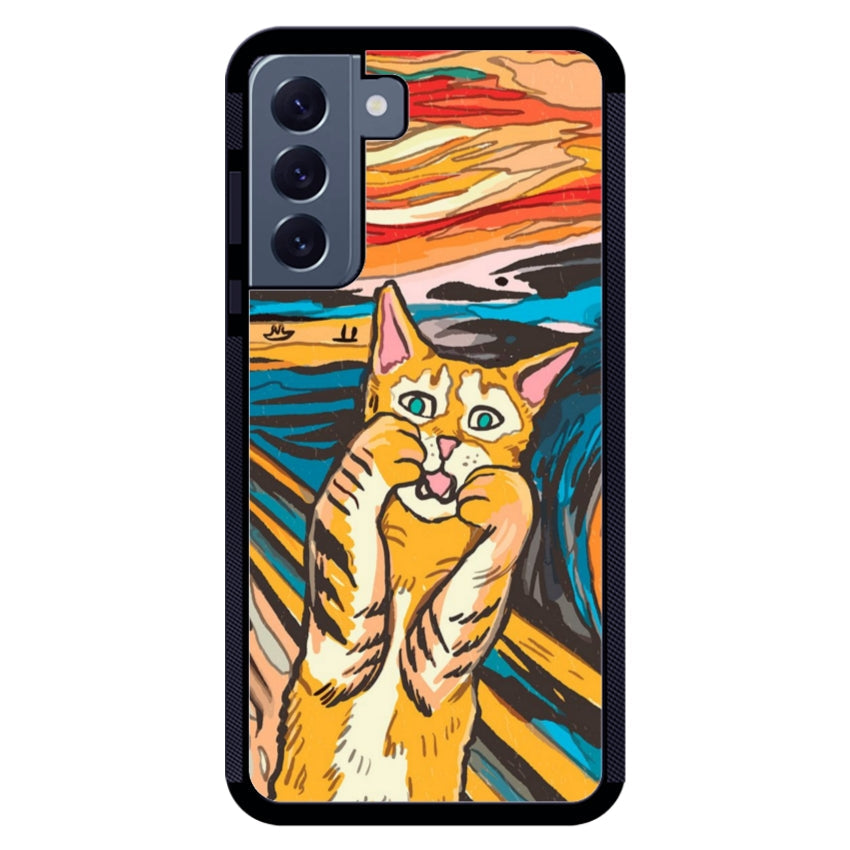 Cover IF49 Munch Cat - Samsung customall