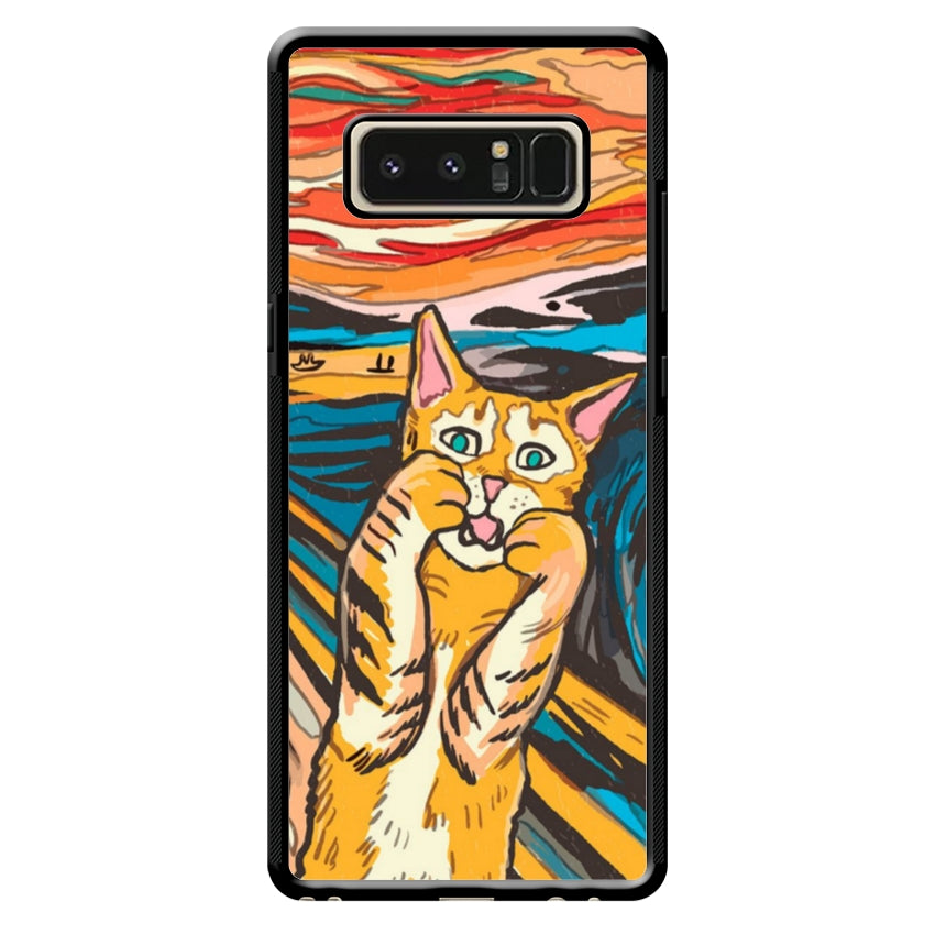 Cover IF49 Munch Cat - Samsung customall