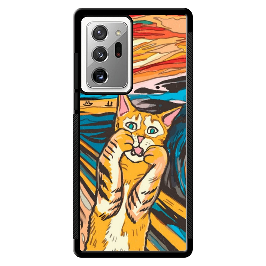 Cover IF49 Munch Cat - Samsung customall
