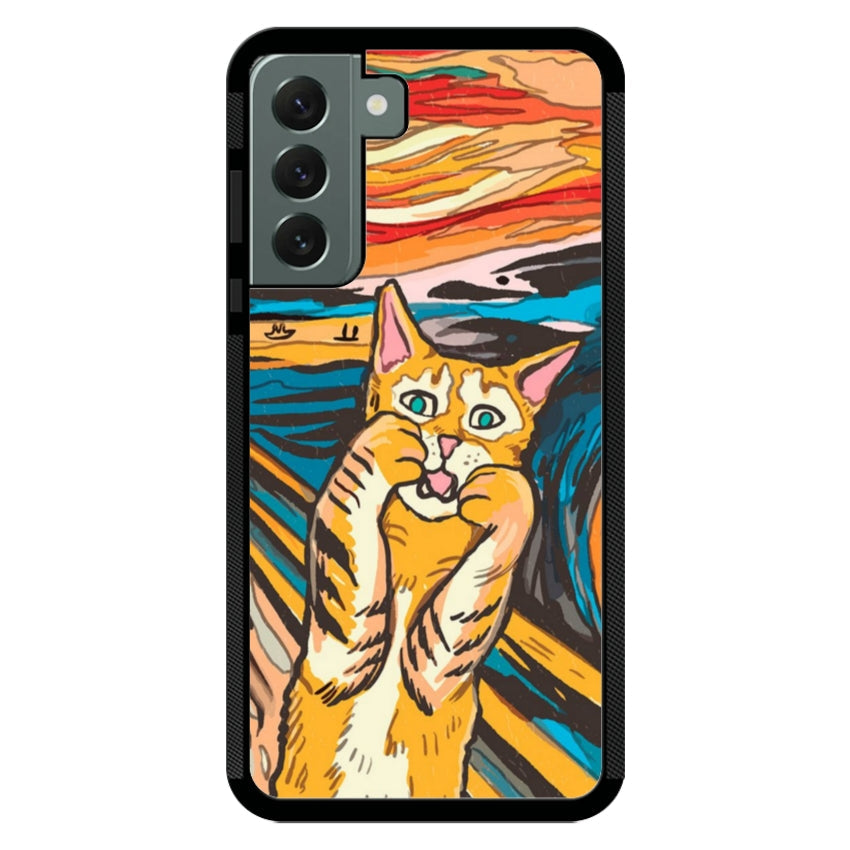 Cover IF49 Munch Cat - Samsung customall