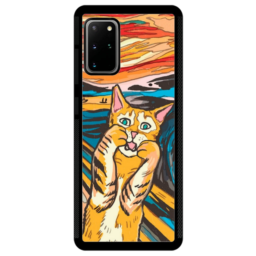 Cover IF49 Munch Cat - Samsung customall