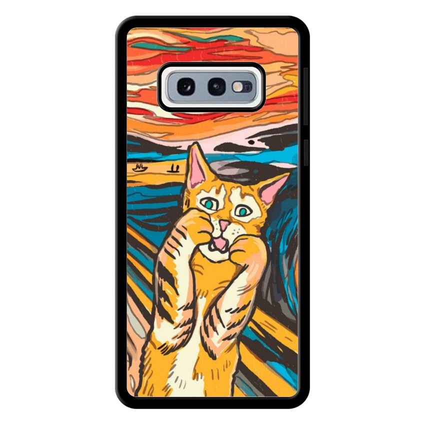 Cover IF49 Munch Cat - Samsung customall