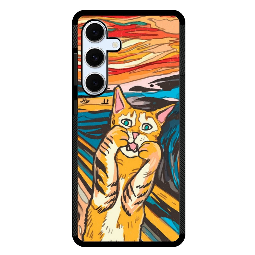 Cover IF49 Munch Cat - Samsung customall