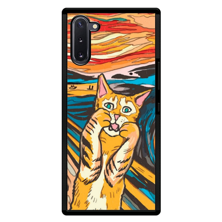 Cover IF49 Munch Cat - Samsung customall