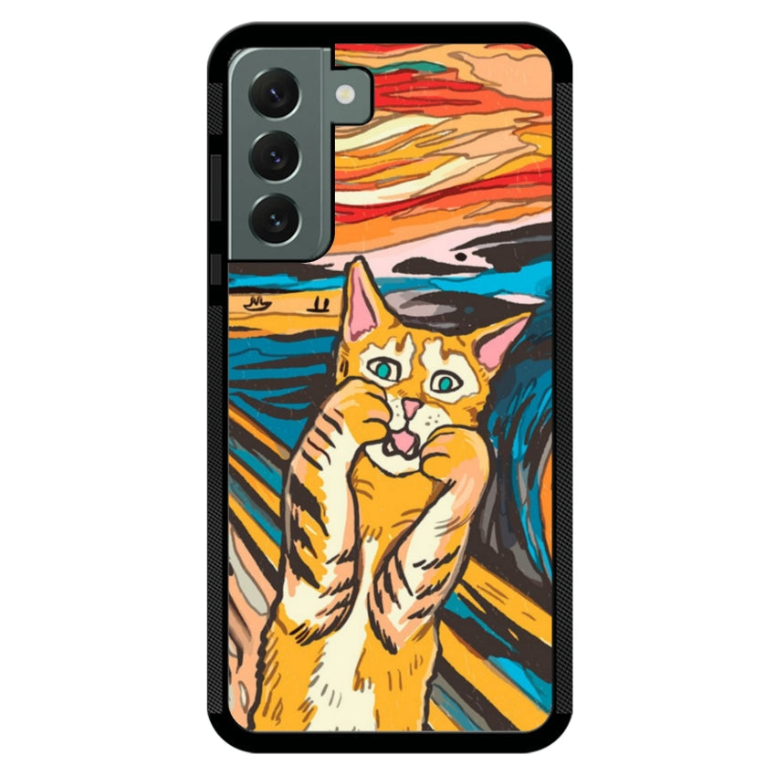 Cover IF49 Munch Cat - Samsung customall