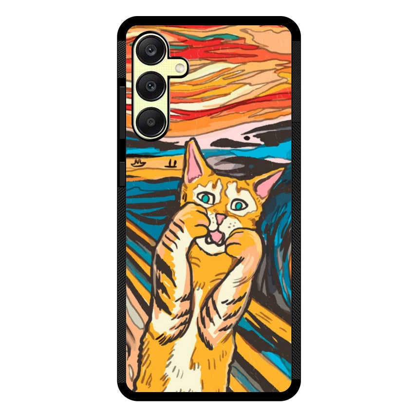 Cover IF49 Munch Cat - Samsung customall