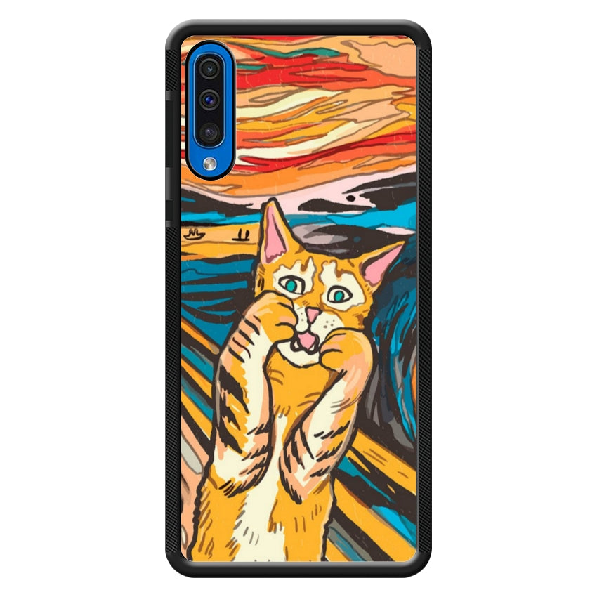 Cover IF49 Munch Cat - Samsung customall
