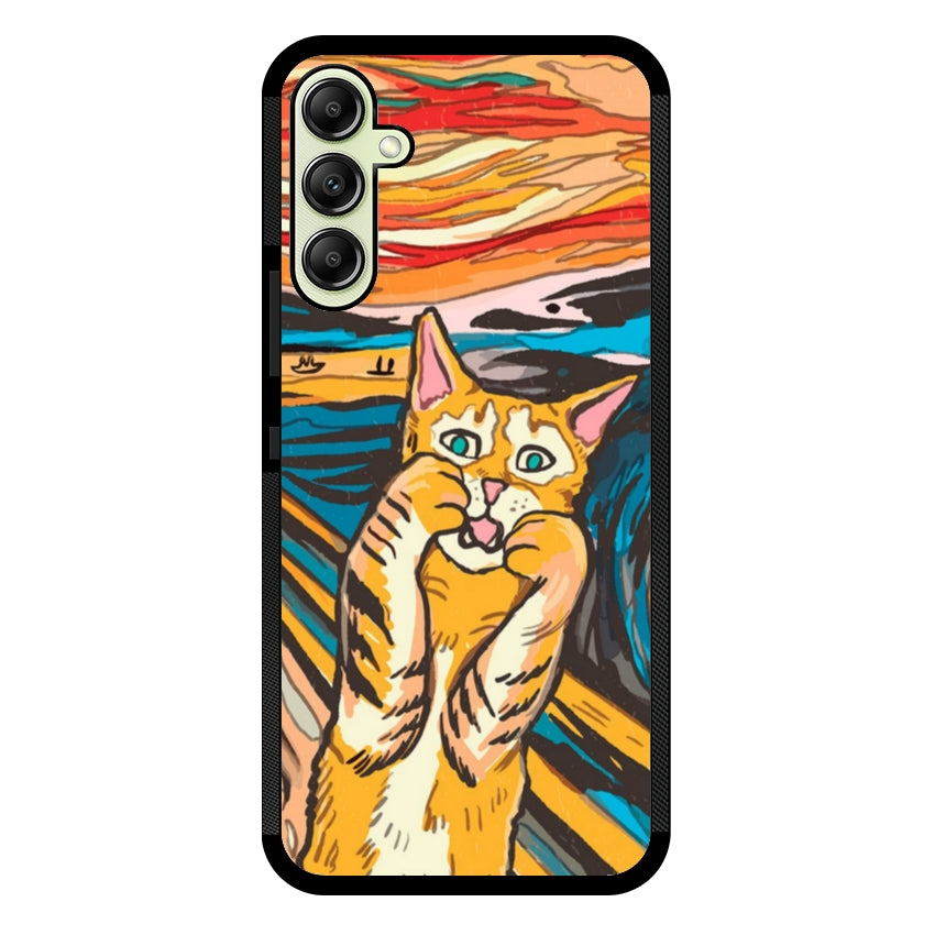 Cover IF49 Munch Cat - Samsung customall