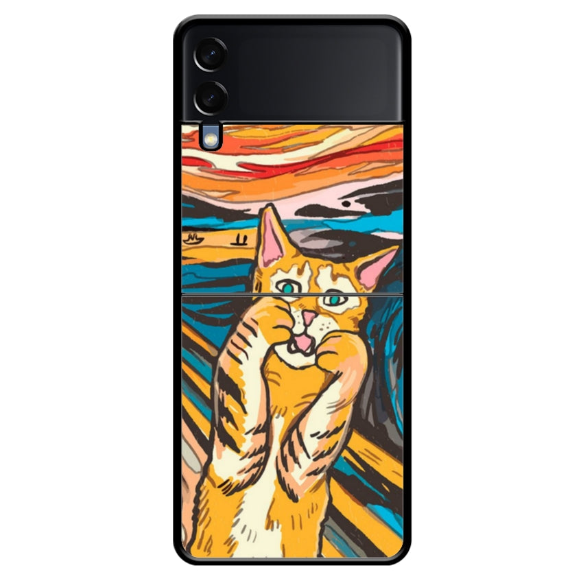 Cover IF49 Munch Cat - Samsung customall