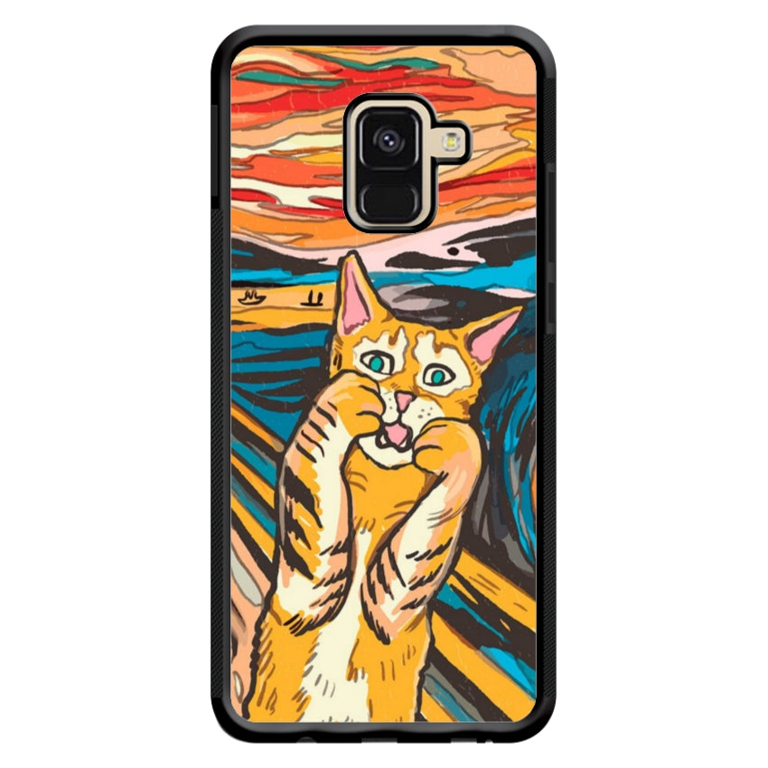 Cover IF49 Munch Cat - Samsung customall