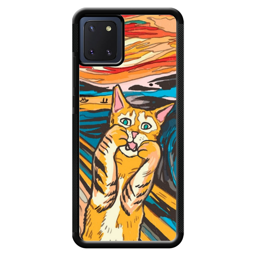 Cover IF49 Munch Cat - Samsung customall