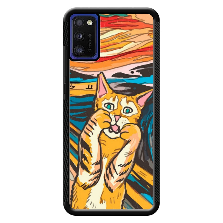 Cover IF49 Munch Cat - Samsung customall