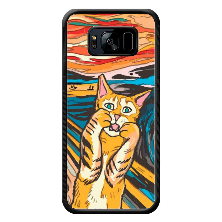 Cover IF49 Munch Cat - Samsung customall