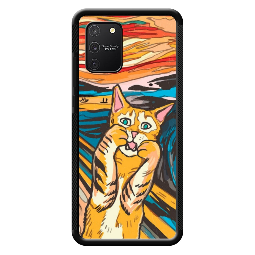 Cover IF49 Munch Cat - Samsung customall