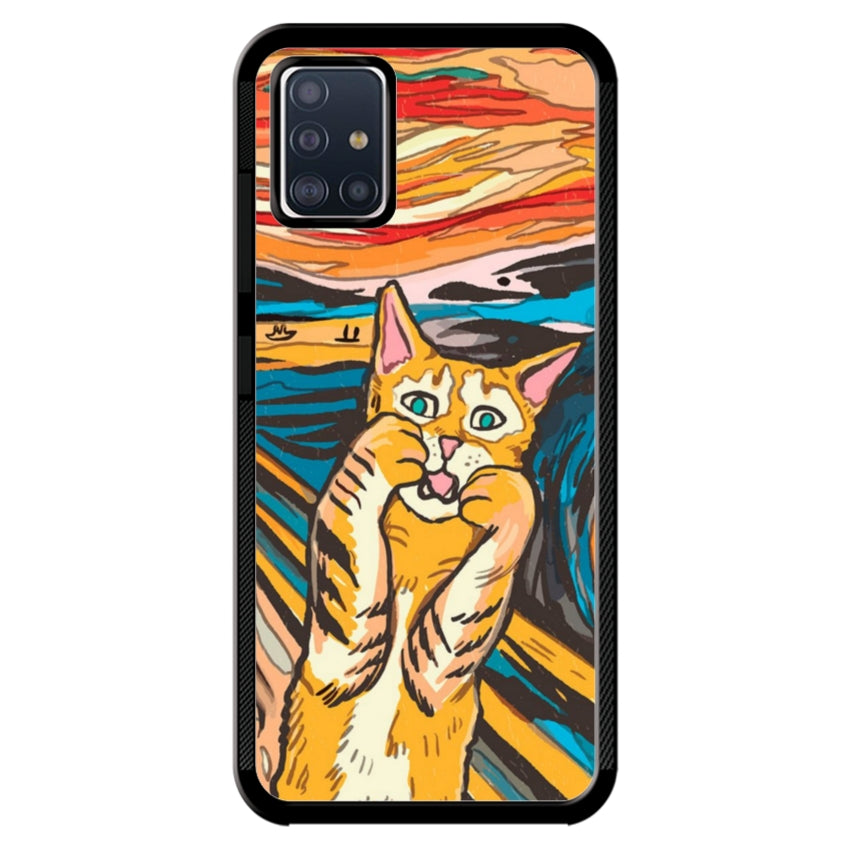 Cover IF49 Munch Cat - Samsung customall