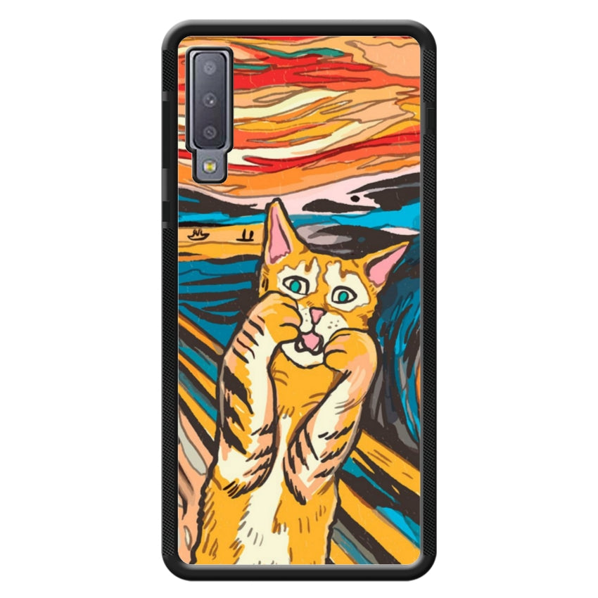 Cover IF49 Munch Cat - Samsung customall