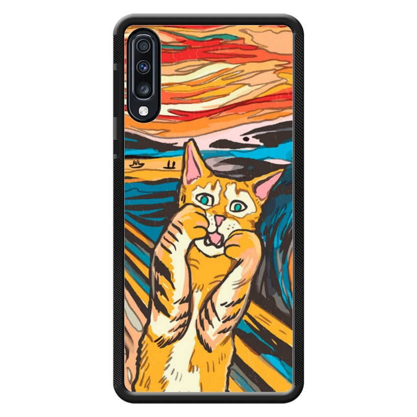 Cover IF49 Munch Cat - Samsung customall