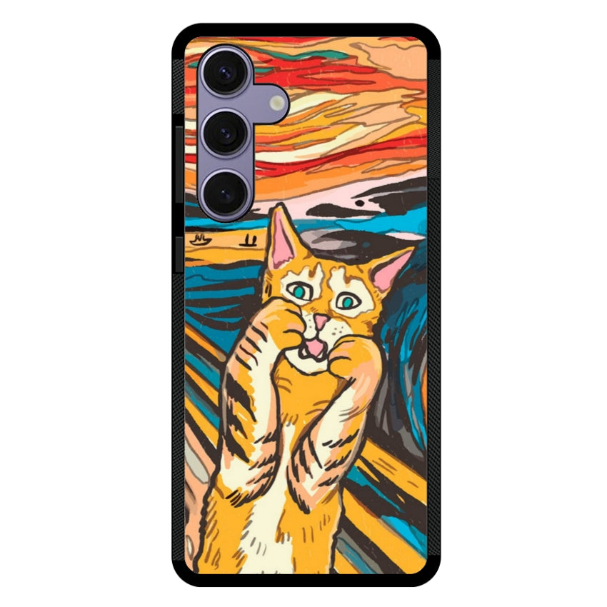 Cover IF49 Munch Cat - Samsung customall
