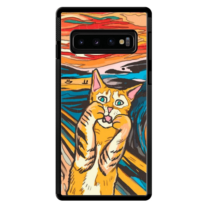 Cover IF49 Munch Cat - Samsung customall