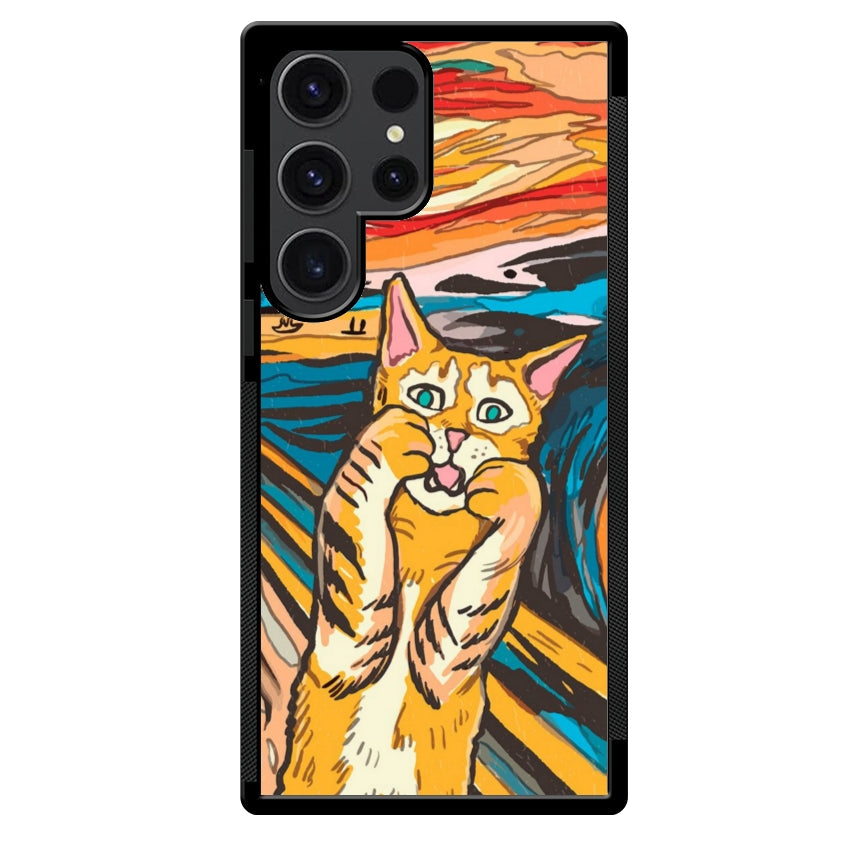 Cover IF49 Munch Cat - Samsung customall