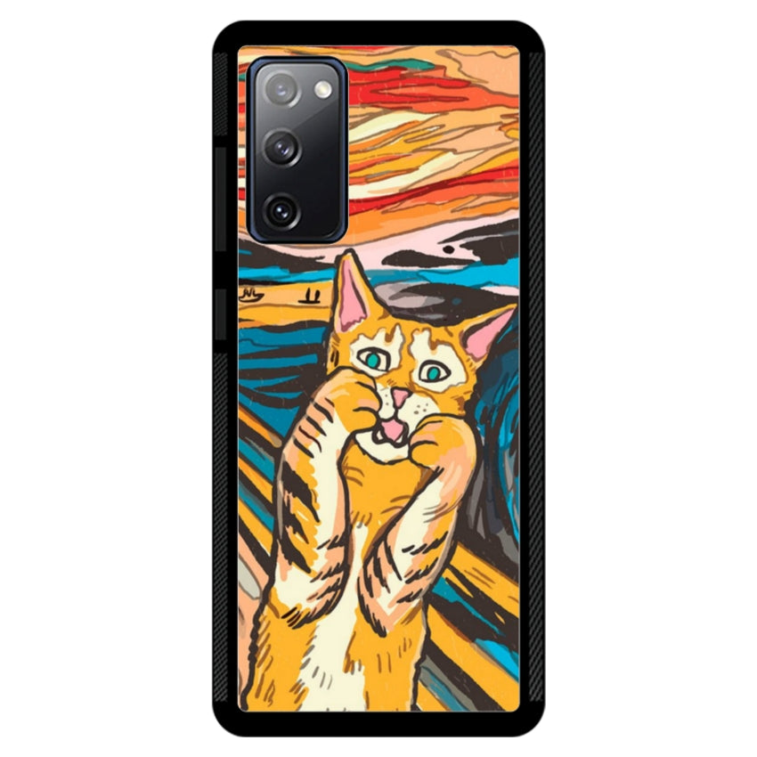 Cover IF49 Munch Cat - Samsung customall