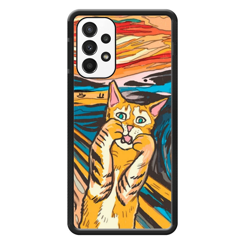 Cover IF49 Munch Cat - Samsung customall