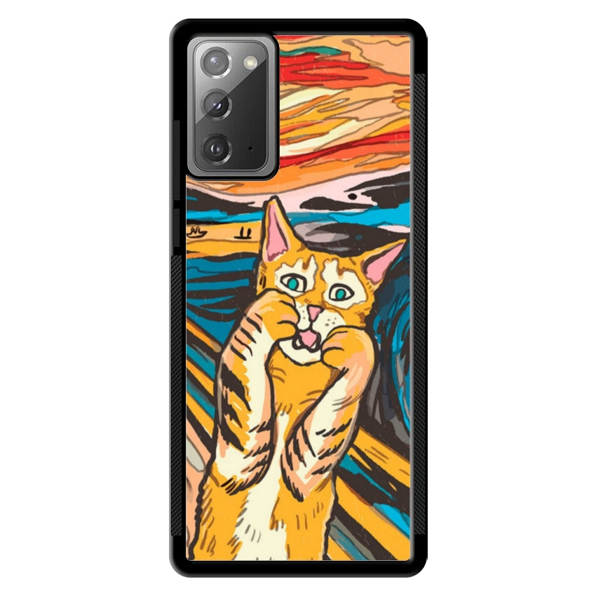 Cover IF49 Munch Cat - Samsung customall