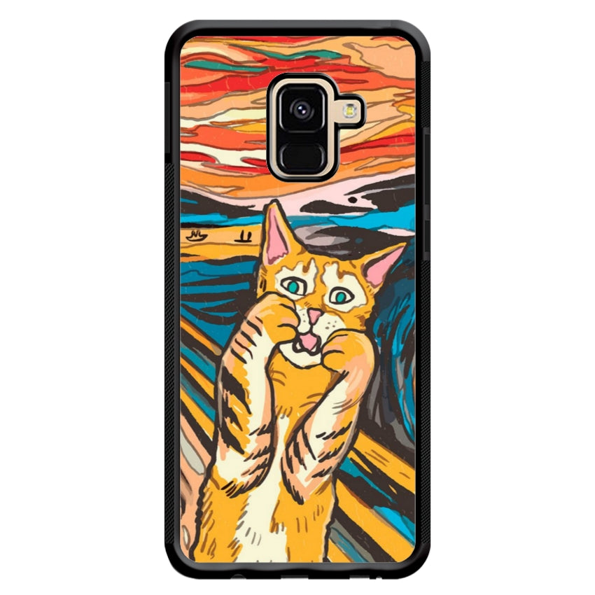 Cover IF49 Munch Cat - Samsung customall