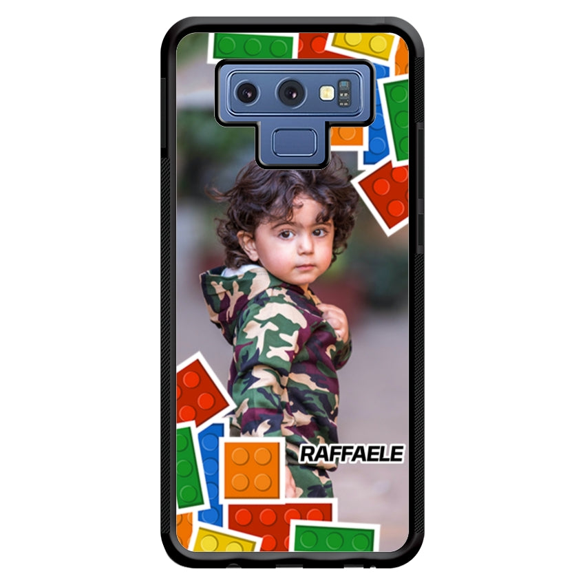 Cover Personalizzata con Frame Lego e Nome - Samsung