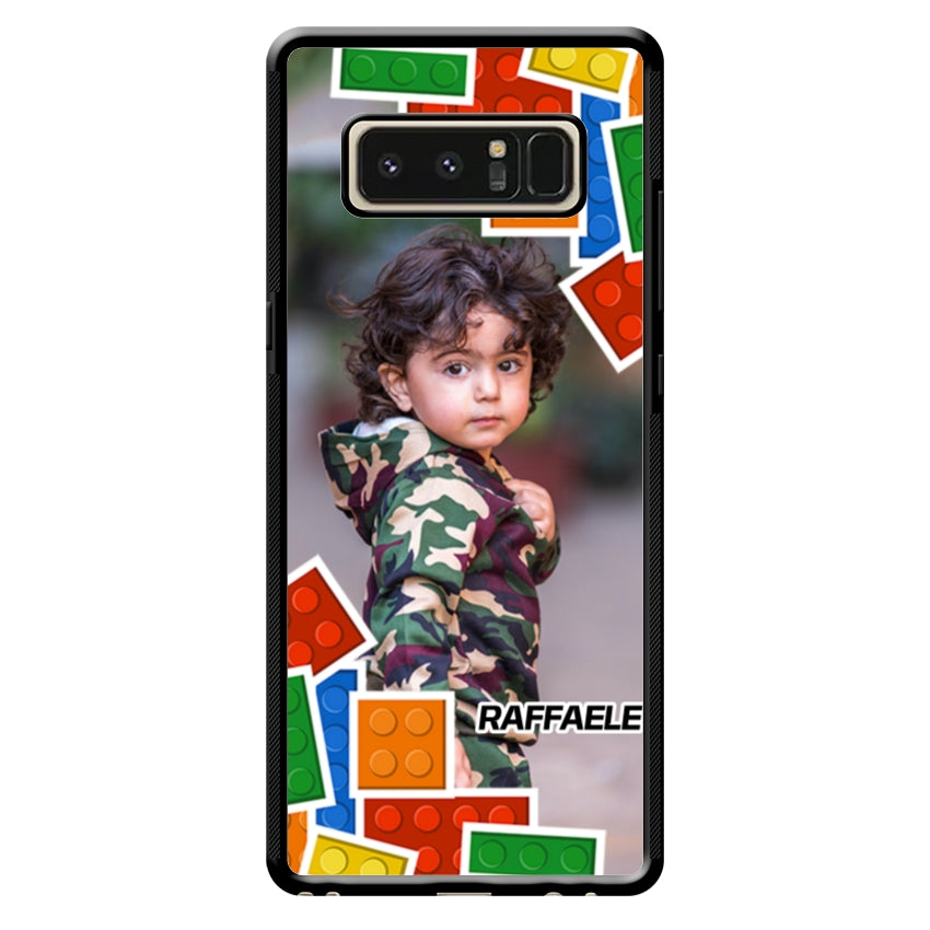 Cover Personalizzata con Frame Lego e Nome - Samsung