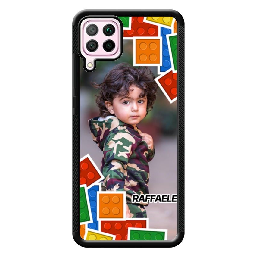 Cover Personalizzata con Frame Lego e Nome - Samsung