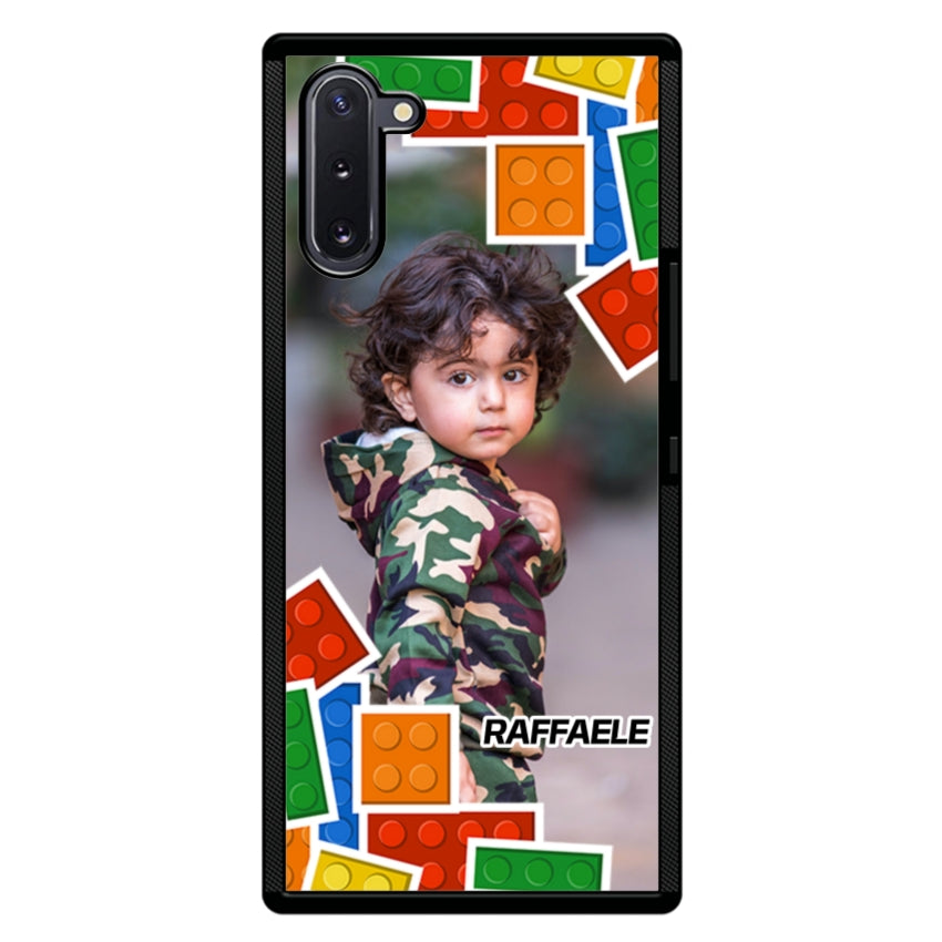 Cover Personalizzata con Frame Lego e Nome - Samsung