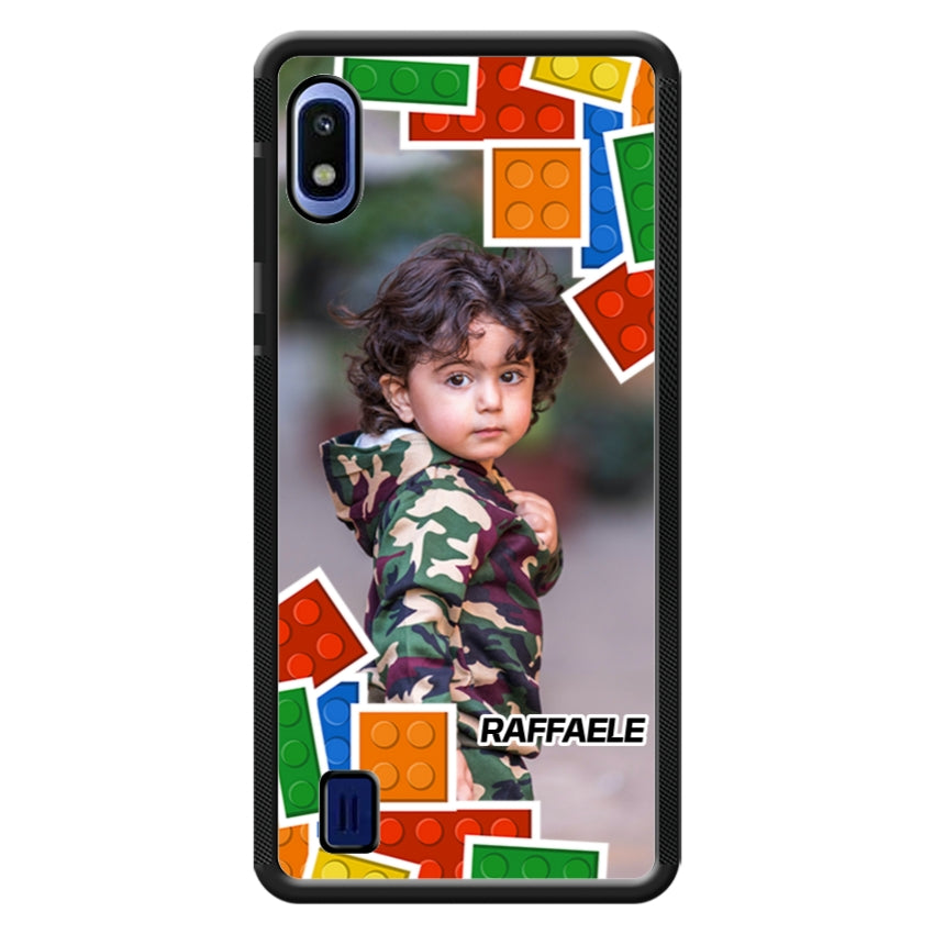Cover Personalizzata con Frame Lego e Nome - Samsung