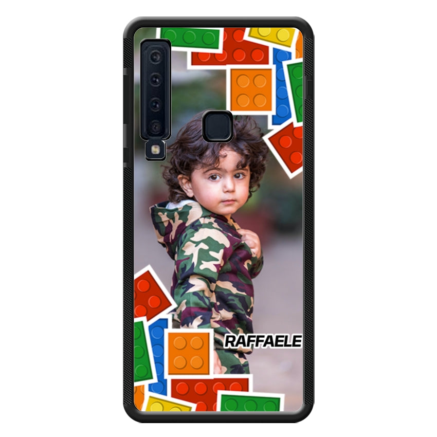 Cover Personalizzata con Frame Lego e Nome - Samsung