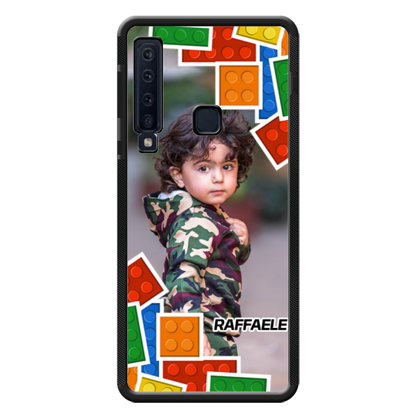 Cover Personalizzata con Frame Lego e Nome - Samsung customall