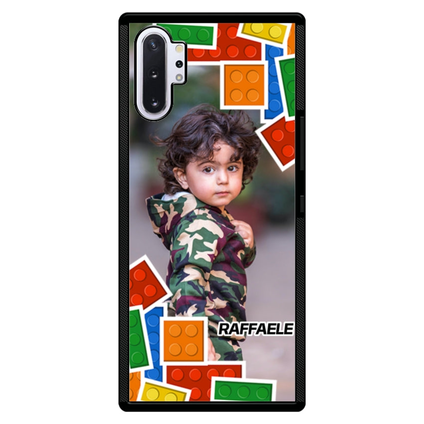 Cover Personalizzata con Frame Lego e Nome - Samsung