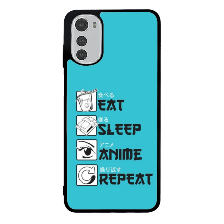 Cover IF15 Eat Sleep Anime Repeat - Motorola customall