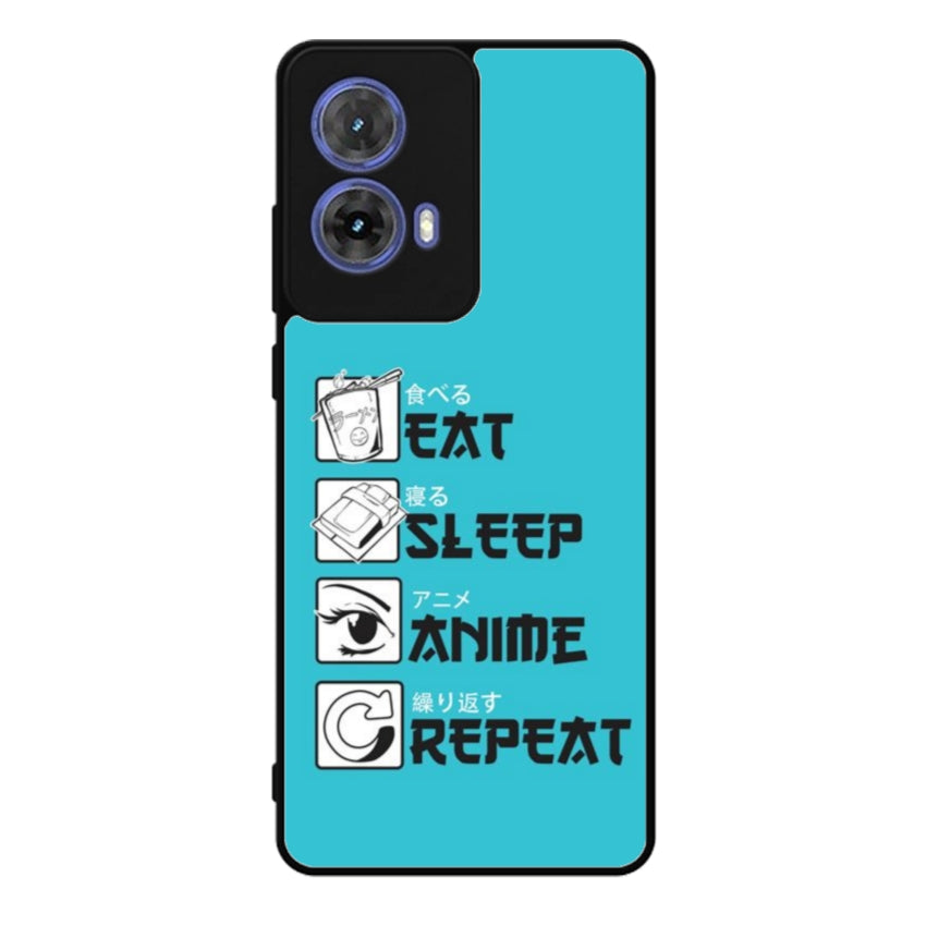 Cover IF15 Eat Sleep Anime Repeat - Motorola customall