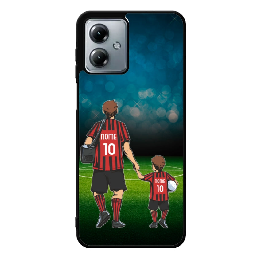 Cover Calcio Papà e Figlio - Motorola