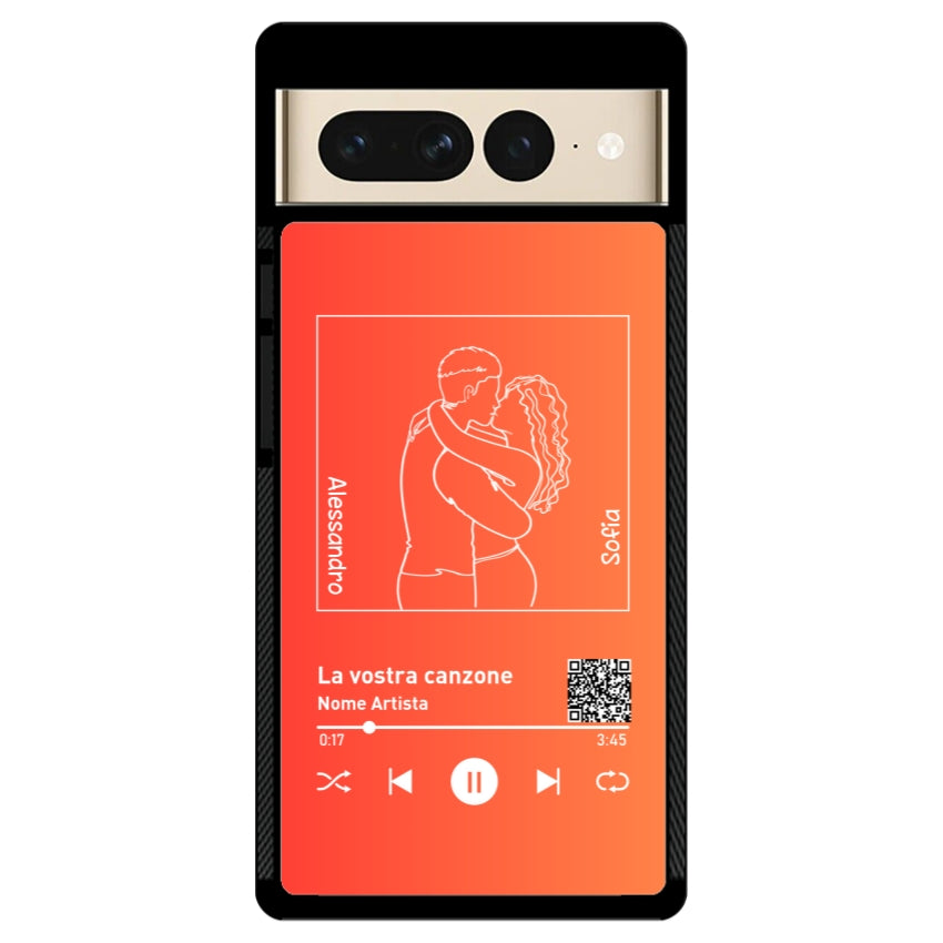 Cover Spotify Personalizzabile con Sagome - Google Pixel customall
