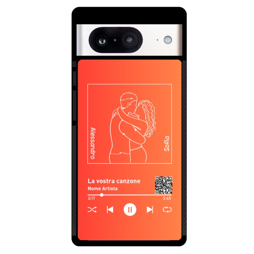 Cover Spotify Personalizzabile con Sagome - Google Pixel customall