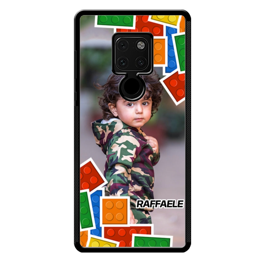 Cover Personalizzata con Frame Lego e Nome - Huawei e Honor customall