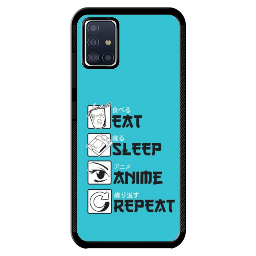 Cover IF15 Eat Sleep Anime Repeat - Samsung