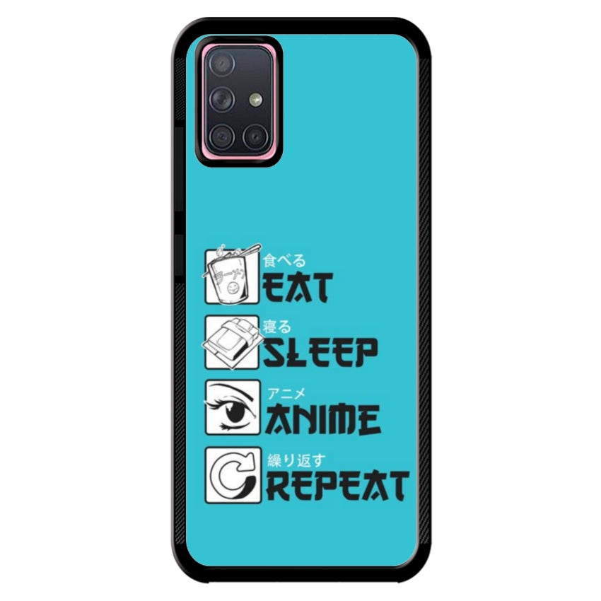 Cover IF15 Eat Sleep Anime Repeat - Samsung customall