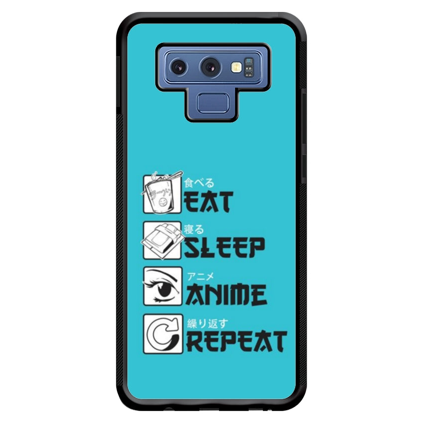 Cover IF15 Eat Sleep Anime Repeat - Samsung customall