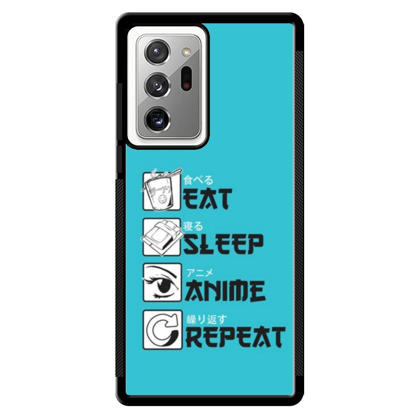 Cover IF15 Eat Sleep Anime Repeat - Samsung