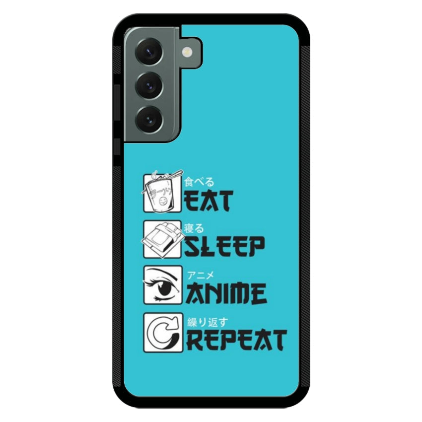 Cover IF15 Eat Sleep Anime Repeat - Samsung customall