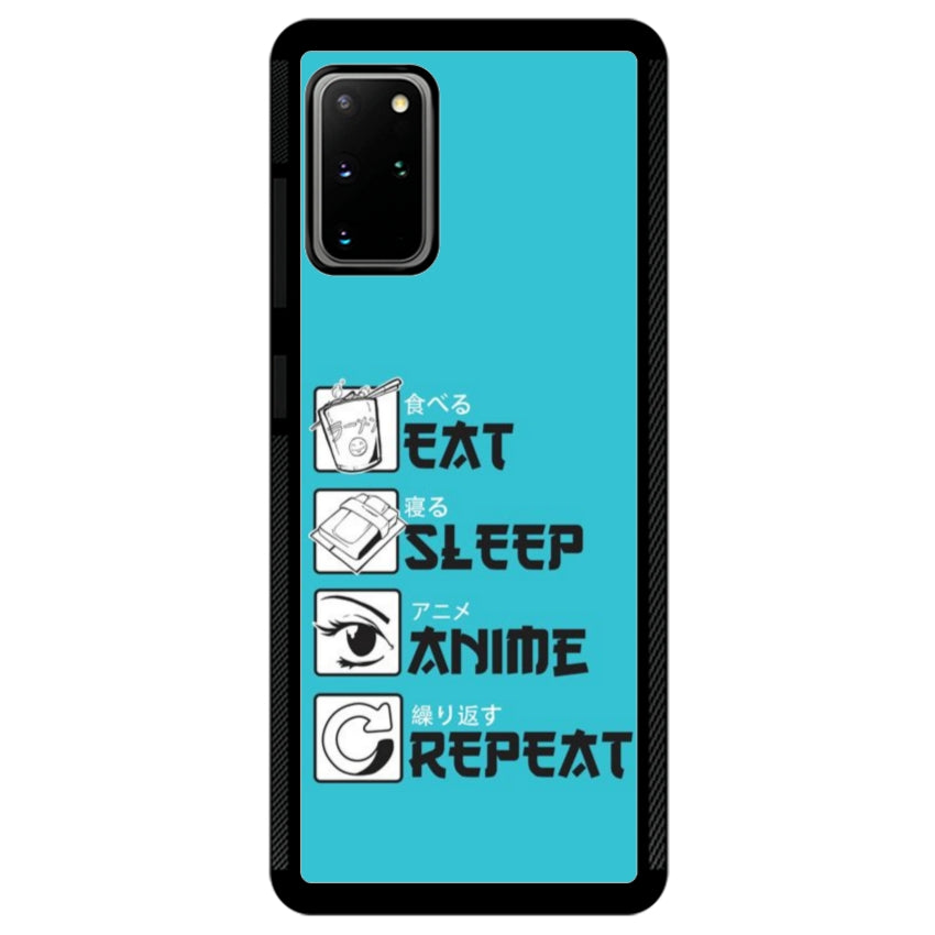 Cover IF15 Eat Sleep Anime Repeat - Samsung