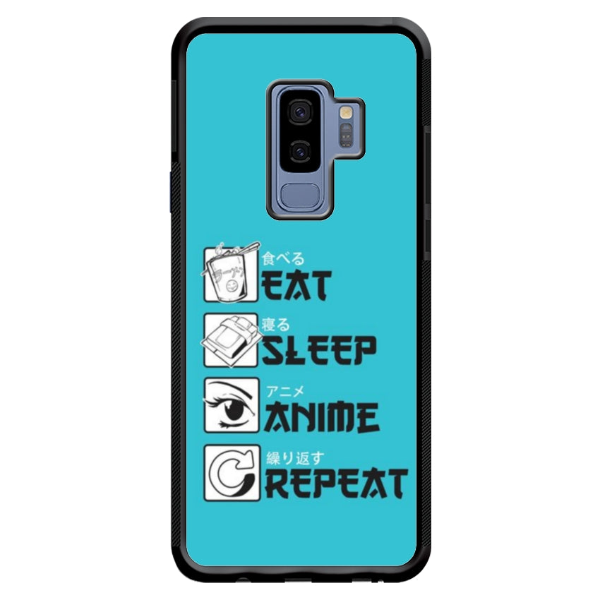 Cover IF15 Eat Sleep Anime Repeat - Samsung customall
